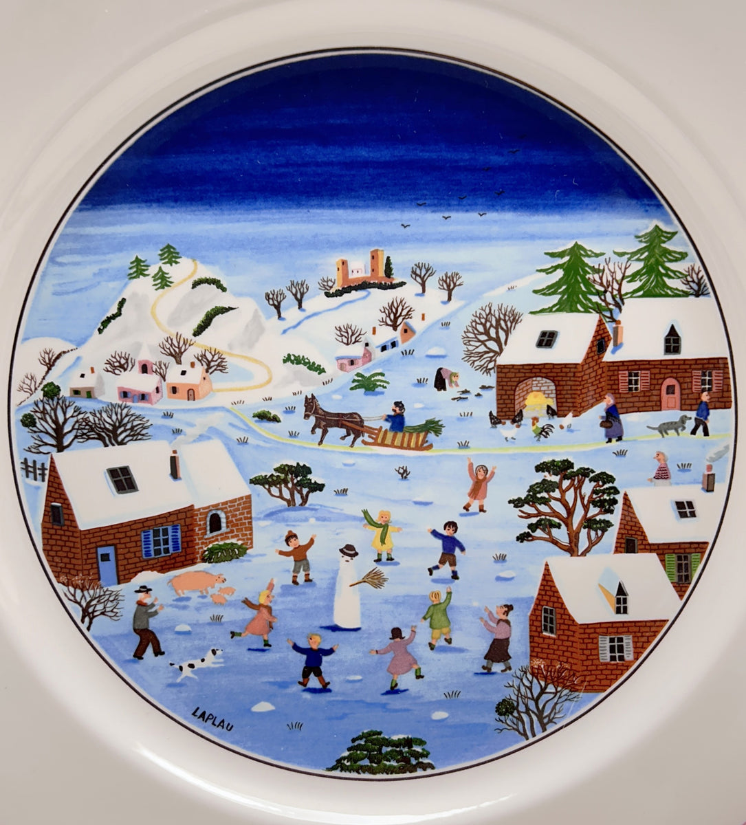 Design Naif Christmas Dinner Plate, 10.5 Inches