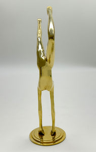 Brass Dancer Gymnast Figurine Collection of Five