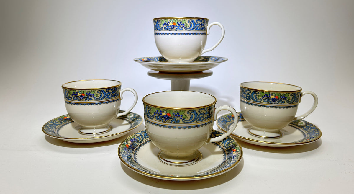 美品 Lenox autumn ティーカップ・ソーサー 4セット 美品 Lenox autumn ティーカップ・ソーサー 4セット