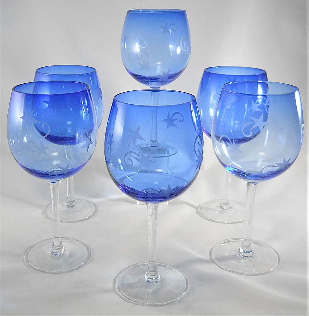 Castille Light Blue Small Wine Glass