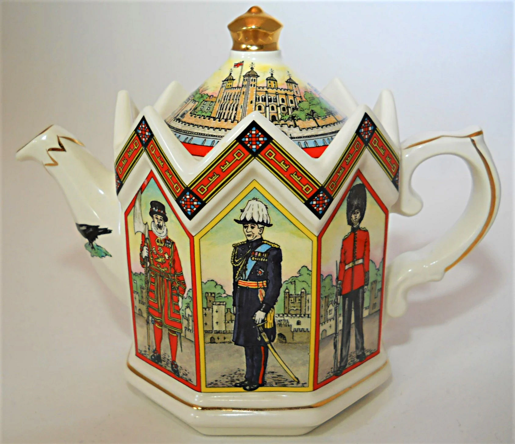 Sadler England The Tower Of London Teapot BINCHEY'S LLC.