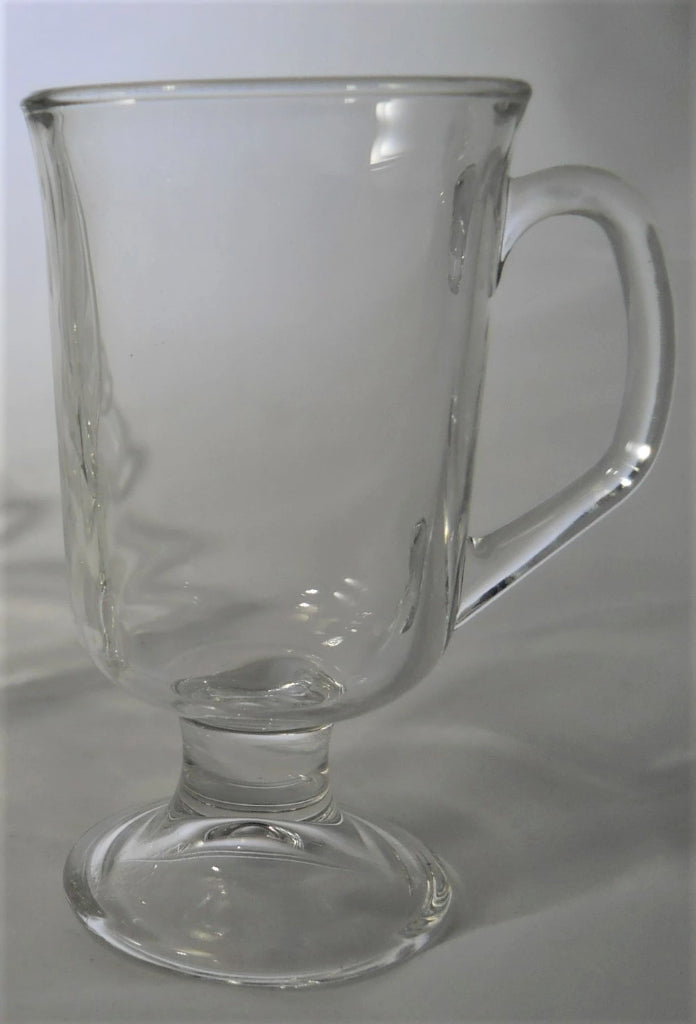 Set of 6 Barista Espresso Mugs, 4oz, Clear, Glass Sold by at Home