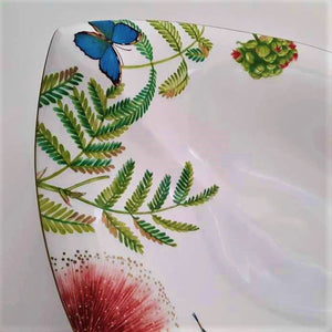 Villeroy and Boch AMAZONIA 19" Leaf-Shaped Centerpiece Bowl. Stunning!