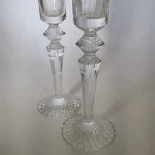 Baccarat Mille Nuits Clear Fluted Champagne Set of Two. FRANCE.