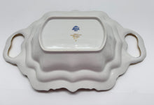Lindner Echt Cobalt Blue With 22 kt. Gold Gilt Porcelain Handled Serving Bowl. GERMANY