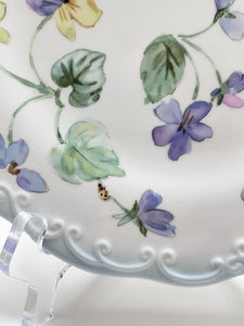 Pfaltzgraff Vienna Floral 35-Piece Ceramic Dinnerware Collection For Seven to Eight, w/ extra 6-Piece Melamine Set.