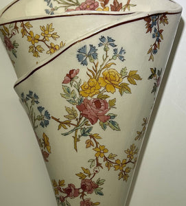 Sarreguemines Faience Louis XV Pocket Wall Vase. C.1900-1919