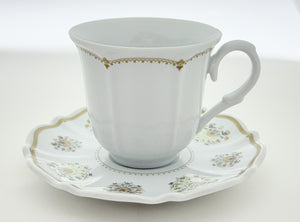 Downton Abbey Masterpiece World Market Teapot w/ Creamer/Sugar Bowl PLUS Boxed Four Cup/Saucer Set, 2015.
