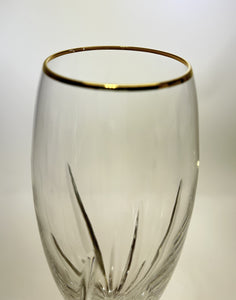 Lenox Monument Fluted Champagne Glass Collection of Five. 1995-1998