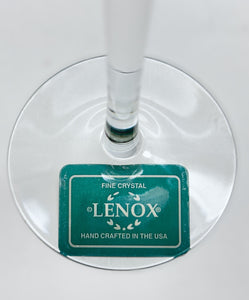 Lenox Monument Fluted Champagne Glass Collection of Five. 1995-1998