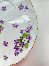 Royal Tuscan/ Tuscan Woodland Violet Fine Bone China 14-Piece Snack Plate/ Cup Collection for Six