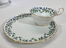 Aynsley England Fine Bone China Dessert Plate and Cup Set of Two. c.1925-1934