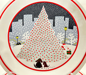 Noritake Epoch Twas' The Night Before Christmas 32-Piece Stoneware Dinnerware Collection for Eight.