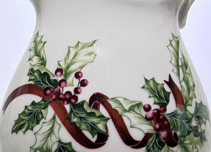 Charter Club Winter Garland and 222 Fifth Holiday Wishes Holiday Pitcher Set of Two.