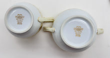 Noritake Christmas Ball Porcelain Hand Painted Sugar Bowl and Creamer Set of Two, c.1935-1991