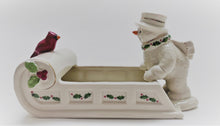 Mikasa Holly Sleigh and Lenox Happy Holly Days Candy Dish Set of Two