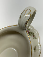 Rosenthal-Continental "Antoinette" Pompadour Ivory Gravy Boat w/Attached Underplate.