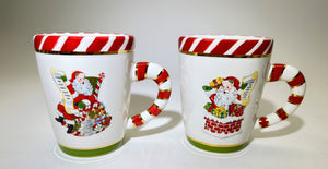 Christopher Radko "Letters To Santa" 19-Piece Ironstone Christmas Bowl, Plate and Mug Set. 2006-2011