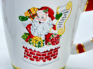 Christopher Radko "Letters To Santa" 19-Piece Ironstone Christmas Bowl, Plate and Mug Set. 2006-2011