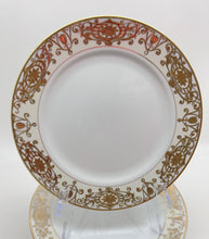 Noritake Christmas Ball Porcelain Dinner Plate Set of Twelve. Lot 2, c.1918-1930.