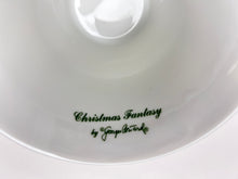 Georges Briard Christmas Fantasy Cake Stand and Serving Plate Set of Four.