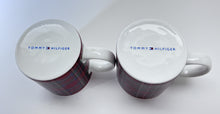 Tommy Hilfiger Red Plaid Tartan Ceramic Mugs