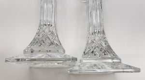 Waterford Crystal Lismore 10" Tall Candlestick Pair