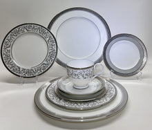 Noritake Summit Platinum 60-Piece Dinnerware Collection For Twelve. NEW/ UNUSED