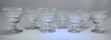 Gorham Crystal King Charles 7-Piece Water Goblet and Wine Glass Set, c.1974