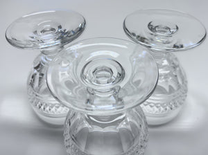 Gorham Crystal King Charles 7-Piece Water Goblet and Wine Glass Set, c.1974