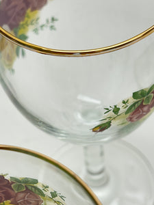 Royal Albert Old Country Roses 12 oz. All Purpose Goblet Set For Twelve.