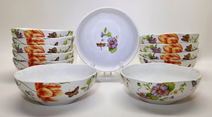 222 Fifth Vivaldi Coupe Bowl Collection of Twelve, 2010-2016