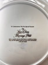 Lenox Wedding Promises Collection Cream & Gold 12" Marriage Plate. c.1992-2021