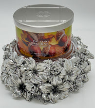 Harry Slatkin HomeWorx Falling Acorns 5.5" Candle and Metallic Finish Decorative Stand for 5.5 Inch Candle.