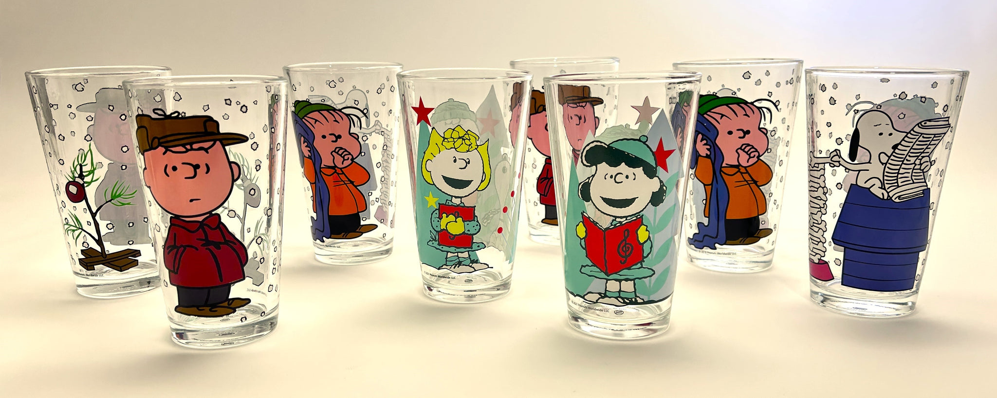 Peanuts Snoopy Glass Cup Set