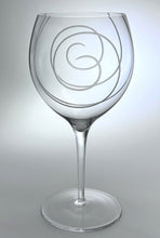 Villeroy an Boch Spiral Cut Balloon Wine Glass Set of Six.