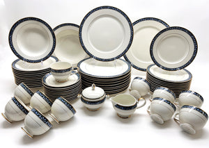 Mikasa Aubusson 59-Piece Fine China Dinnerware/Tableware Collection For Eleven.