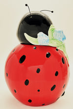 Burton and Burton Ladybug Ceramic Cookie Jar.