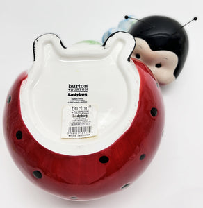 Burton and Burton Ladybug Ceramic Cookie Jar.