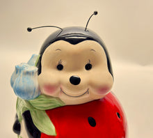 Burton and Burton Ladybug Ceramic Cookie Jar.