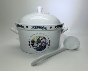 Disney Twas' The Night Before Christmas Stoneware Soup Tureen with Ladle