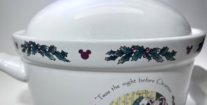 Disney Twas' The Night Before Christmas Stoneware Soup Tureen with Ladle