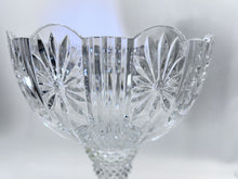 Godinger Times To Remember 13" Tall Blown Crystal Round Compote.