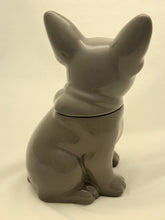 Target Threshold French Bulldog Brown/Grey Stoneware Cookie/ Treat Jar.