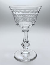 Rock Sharpe Charleston Champagne/ Tall Sherbet Crystal Collection of Six, c.1930-1940's