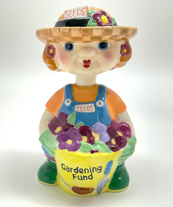 Bobble Babes Gardening Fund Ceramic Bank, 2002