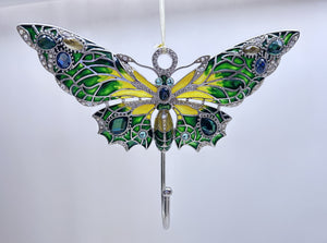 Sherborne Frame Company Genuine Austrian Crystal Butterfly Hanger/Hook