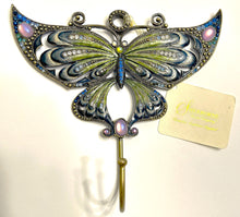 Sherborne Frame Company Genuine Austrian Crystal Butterfly Hanger/Hook