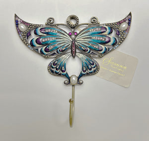  Sherborne Frame Company Genuine Austrian Crystal Butterfly Hanger/Hook