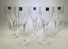 Cristal de Sevres Corinthe Water Goblet Collection of Five. FRANCE, 1993-2006